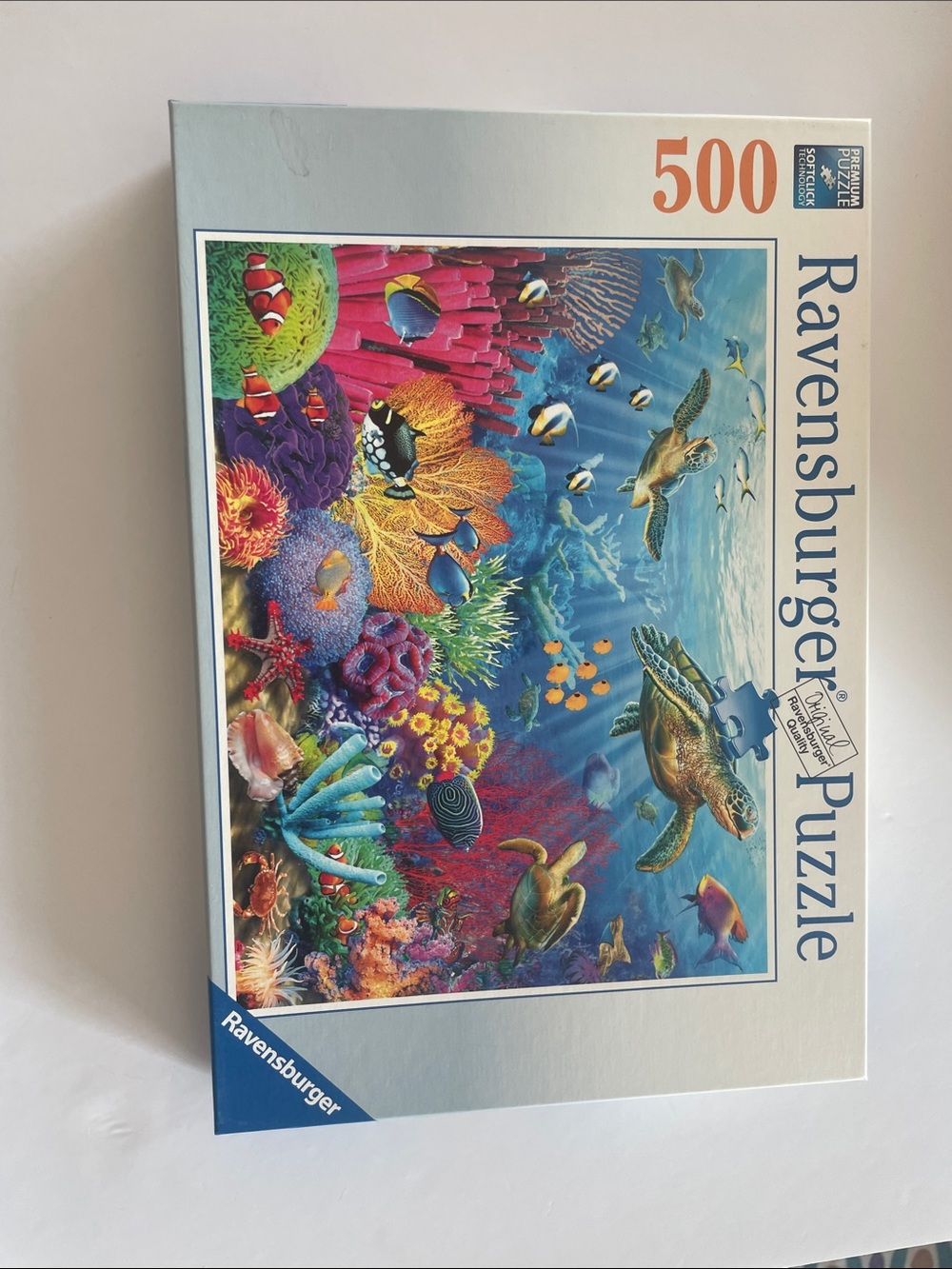 Ravensburger Ocean Life 500-Piece Puzzle - Colorful Blue